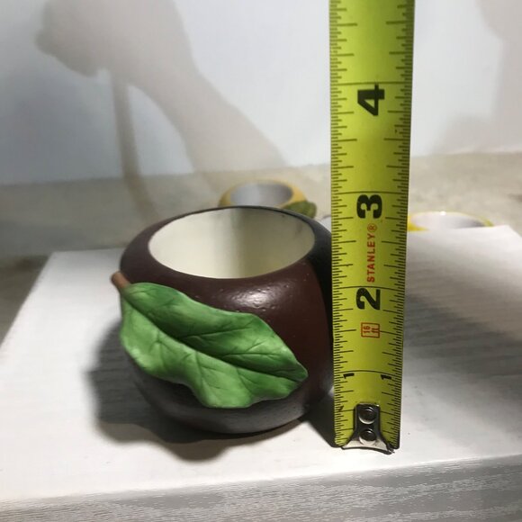 PartyLite Harvest Medley Tealight Candle Holder Pear Plum Grapes Pumpkin Squash - Picture 8 of 16